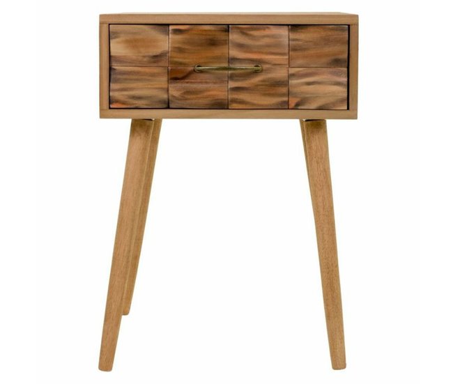 Conforama Mesita De Noche Alexandra House Living Natural 63 X 38 X 44 Cm
