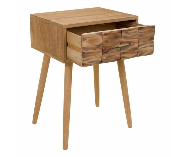 Conforama Mesita De Noche Alexandra House Living Natural 63 X 38 X 44 Cm