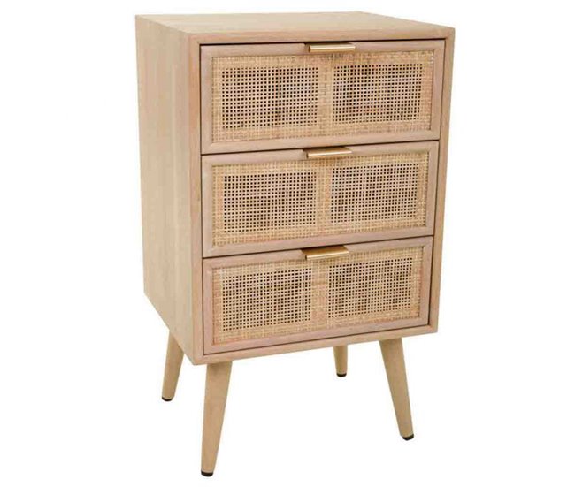 Conforama Mesita de Noche Alexandra House Living Natural 71 x 36 x 42 cm