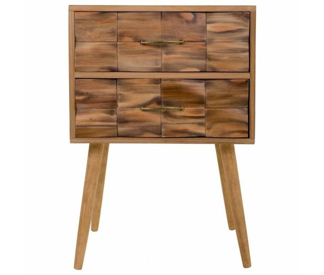 Conforama Mesita De Noche Alexandra House Living Natural 73 X 38 X 50 Cm