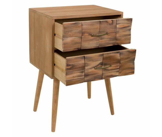 Conforama Mesita De Noche Alexandra House Living Natural 73 X 38 X 50 Cm