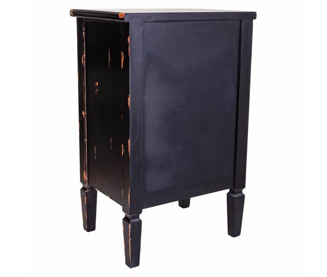Conforama Mesita De Noche Alexandra House Living Negro 36 X 76 X 48 Cm