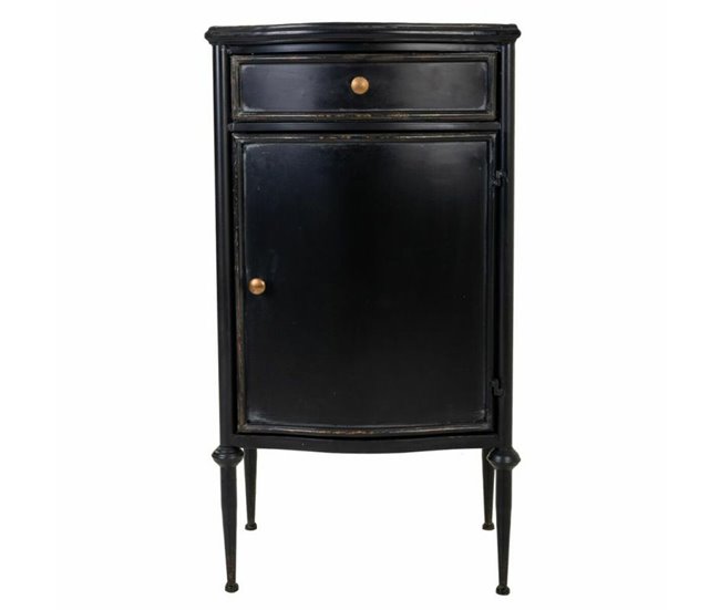 Conforama Mesita De Noche Alexandra House Living Negro 36 X 86 X 46 Cm
