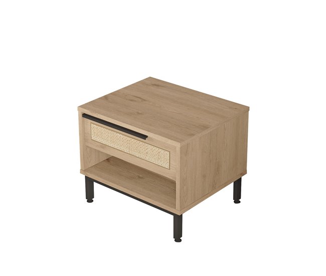 Conforama Mesita De Noche OCEAN NS54 1D 54x45x42 Beigeclaro