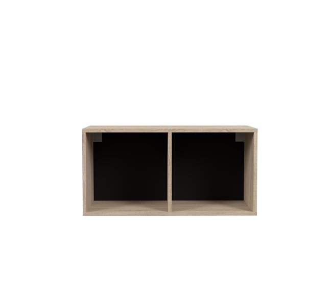 Conforama Módulo alto para colgar estrecho FUMAY de 80cm con dos huecos