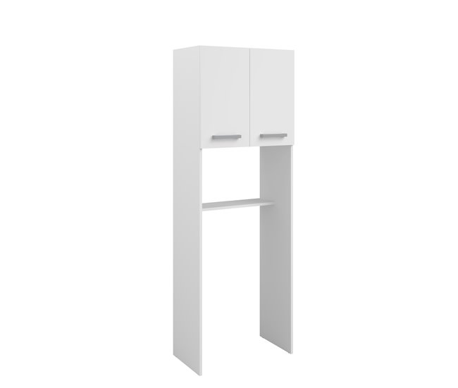 Conforama Módulo Alto UNO Para Lavadora 64cm 2 Puertas Blanco Mate