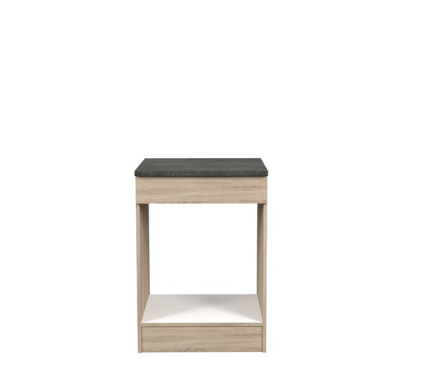 Conforama Módulo bajo FUMAY 60cm con hueco para encastrar electrodoméstico