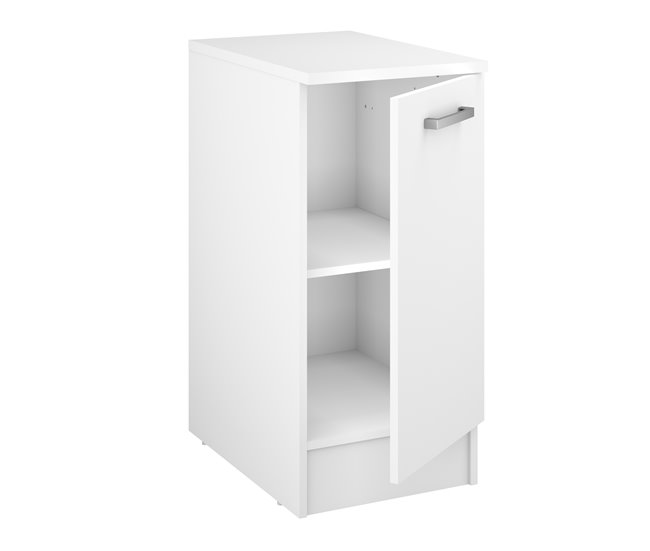 Conforama Módulo Bajo UNO De 40cm 1 Puerta Blanco Mate