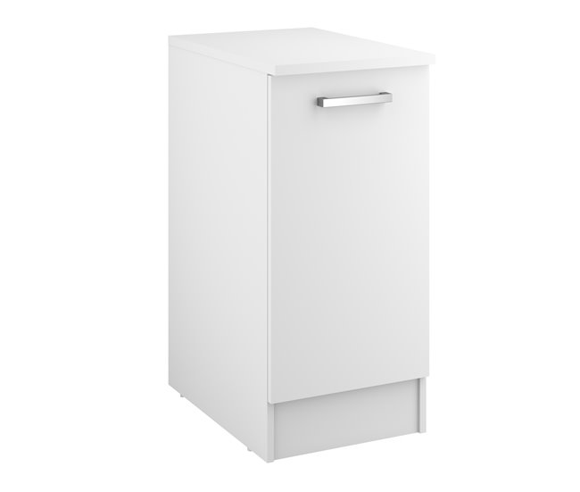 Conforama Módulo Bajo UNO De 40cm 1 Puerta Blanco Mate