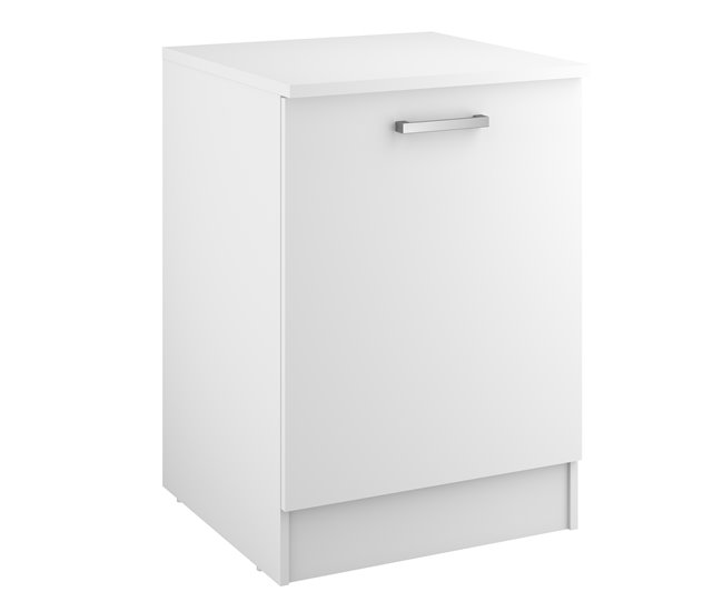 Conforama Módulo Bajo UNO De 60cm 1 Puerta Blanco Mate