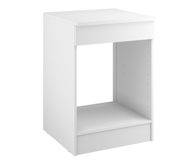 Conforama Módulo Bajo UNO De 60cm Para Horno Blanco Mate