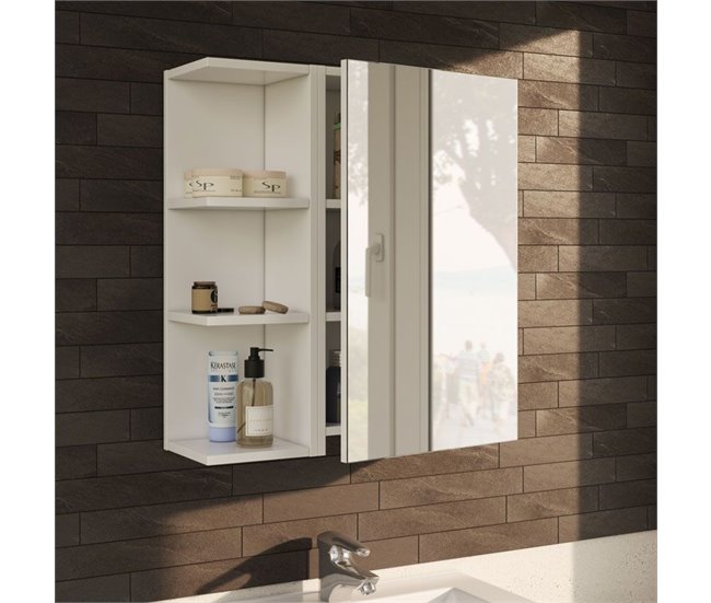 Conforama Módulo De Baño Rinconero Blanco Brillo 20 X 65 X 19 5 Cm