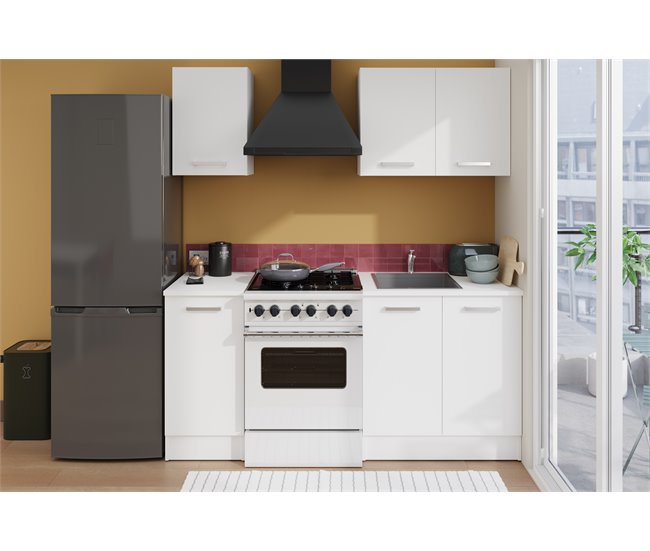 Conforama Módulo Pared UNO De 40cm 1 Puerta Blanco Mate