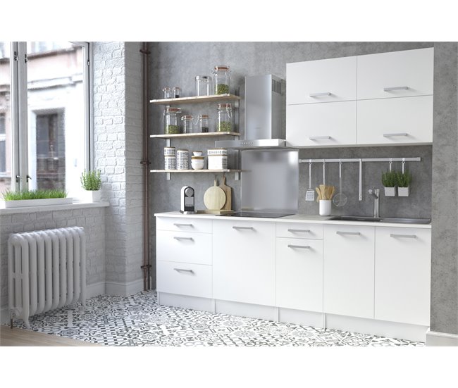 Conforama Módulo Pared UNO De 60cm 1 Puerta Blanco Mate