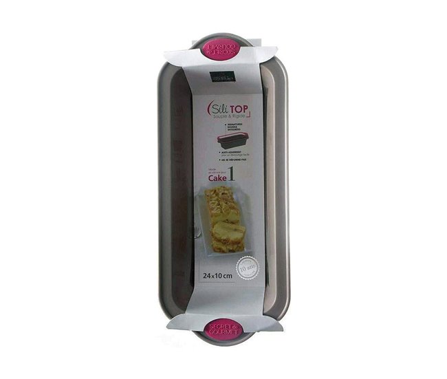 Conforama Molde De Silicona Con Asa Secret De Gourmet (30 5 X 13 X 7 Cm)