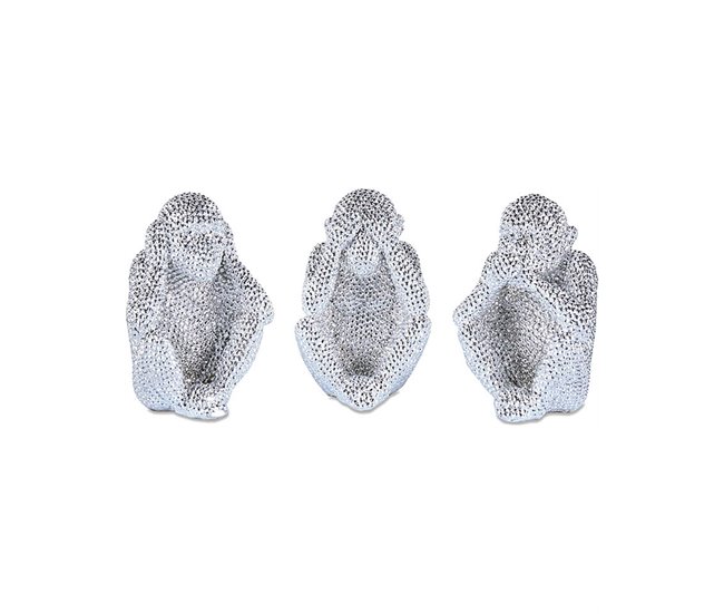 Conforama Monos Presume De Casa Callar10*14.5*9plateadoresina