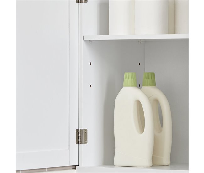 Conforama Mueble Columna De Baño Armario Alto Baño 161 X 40 X 35 Cm BZR17-W SoBuy ES