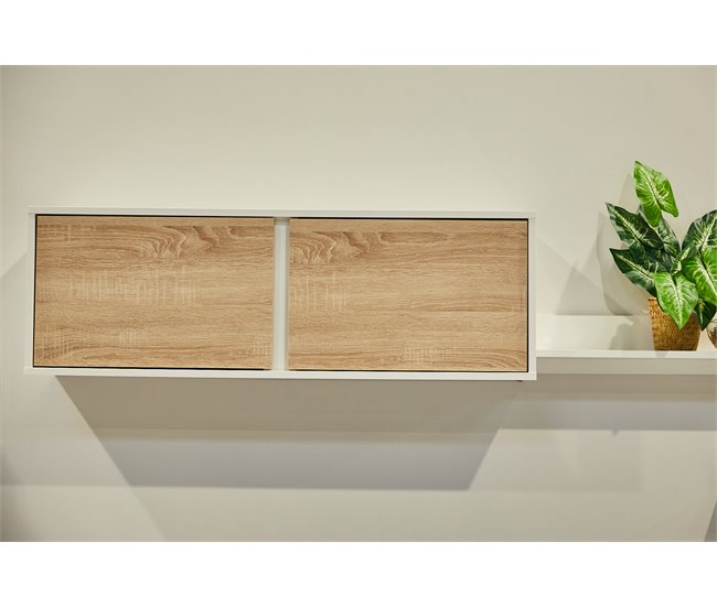 Conforama Mueble De Salón LINE Color Blanco Y Roble