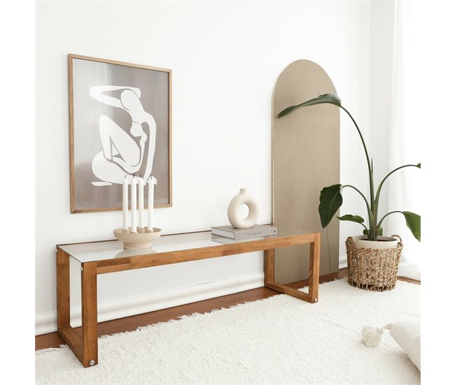Conforama Mueble De Televisión Dfrattes Aparador De Salón Mueble Bajo Para TV Base De Pared Equipada 130x40h40 Cm Roble