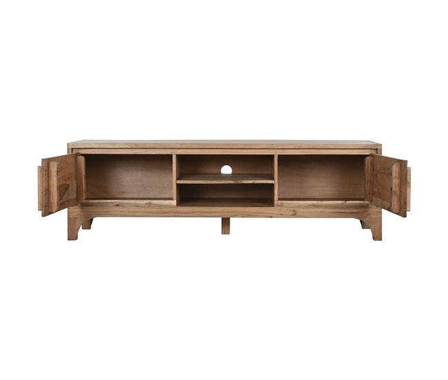 Conforama Mueble De TV Home ESPRIT Marrón Claro 160 X 40 X 50 Cm