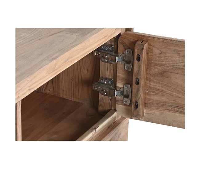 Conforama Mueble De TV Home ESPRIT Marrón Claro 160 X 40 X 50 Cm