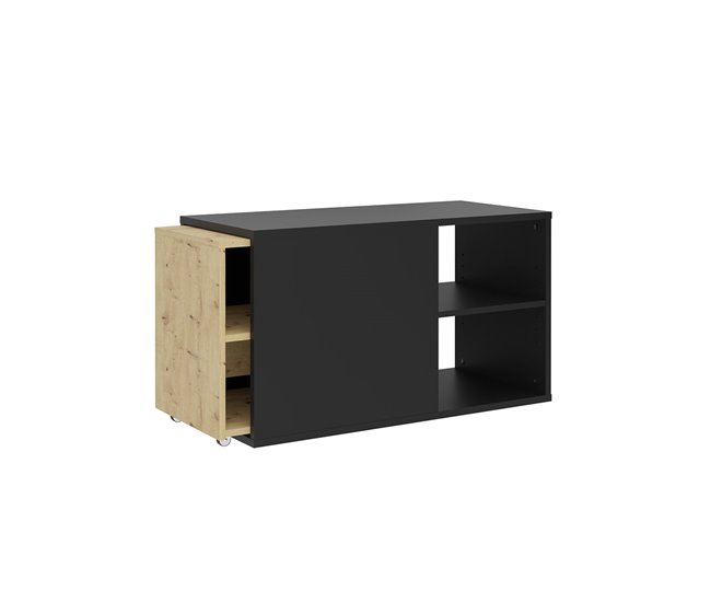 Conforama Mueble De TV Modular 4 Estantes Slide - L133 5 X H49 2 Cm