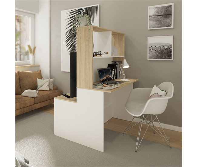 Conforama Mueble Multifuncional De TV Y Escritorio Mainz - L110 5 Cm