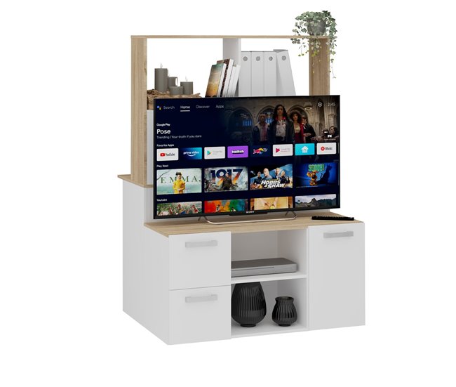 Conforama Mueble Multifuncional De TV Y Escritorio Mainz - L110 5 Cm