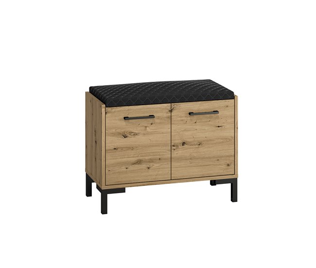 Conforama Mueble para zapatos 2 puertas Liora Madera