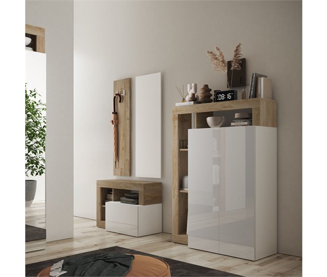 Conforama Mueble Para Zapatos 20 Pares H139 Cm - Hamburg