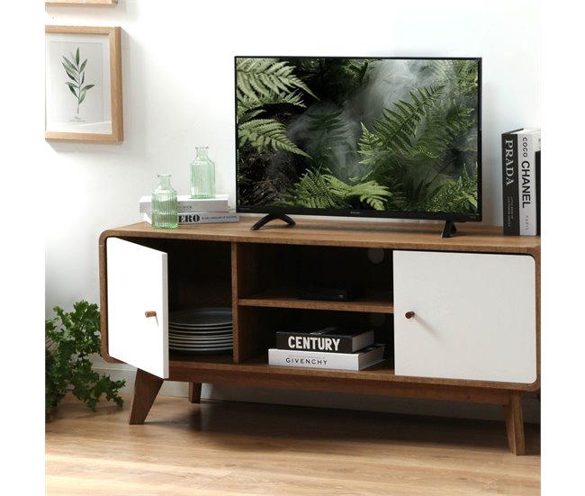 Conforama Mueble TV 2 Puertas Y 2 Huecos L128 5 Cm - ALBURA