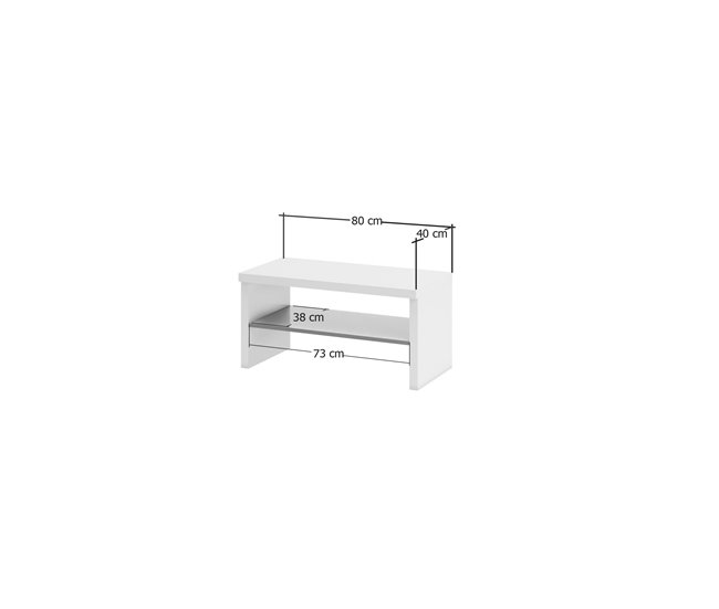 Conforama Muebles De Entrada Dbara Entrada Para Perchas Composición Para Atrio Consola De Almacenamiento Multifunción Made In Italy 80x40h40 Cm Blanco Brillante Y Antracita
