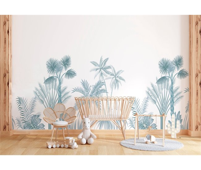 Conforama Mural Infantil Papel Pintado Oceánica MuralOceánica - Blanco - Mural 220x300