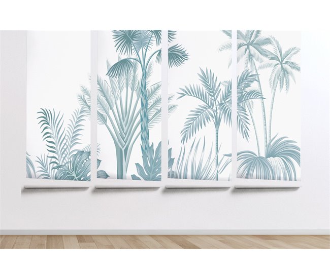Conforama Mural Infantil Papel Pintado Oceánica MuralOceánica - Blanco - Mural 220x300