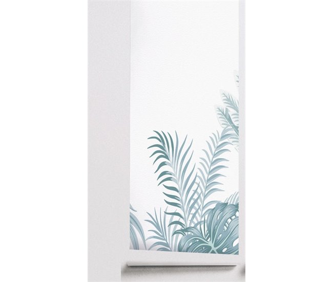 Conforama Mural infantil Papel Pintado Oceánica MuralOceánica - Blanco - Mural 220x300