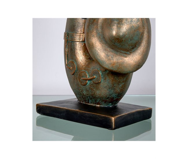 Conforama Musico Presume De Casa Cobre17*47.5*14cobre/azuladoresina