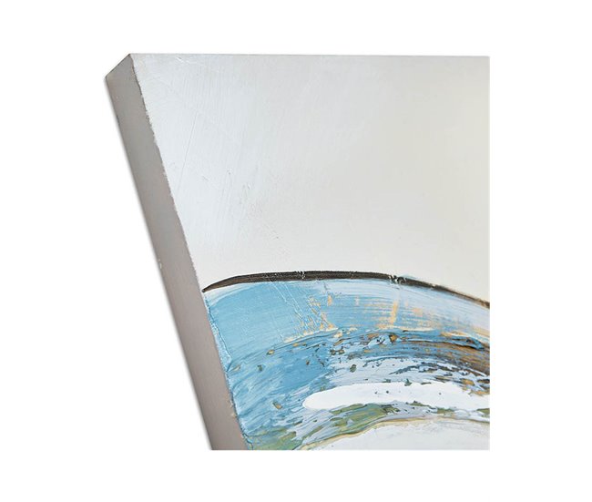 Conforama Oleos Presume De Casa Denise60*60*3beige/azul/doradolienzo Oleo