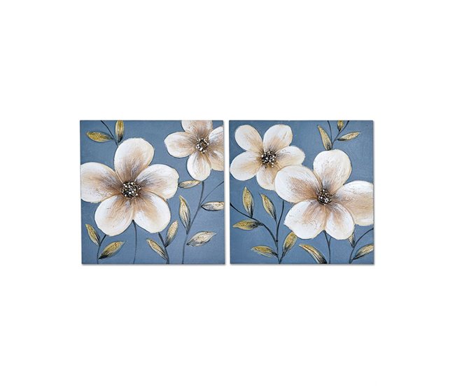 Conforama Oleos Presume De Casa Fiorella40*40*2.5multicolor Beige/rosalienzo Oleo