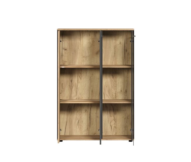 Conforama Ordenación Acristalada 2 Puertas Una De Ellas Con Vidrio Templado L90cm - Esteban