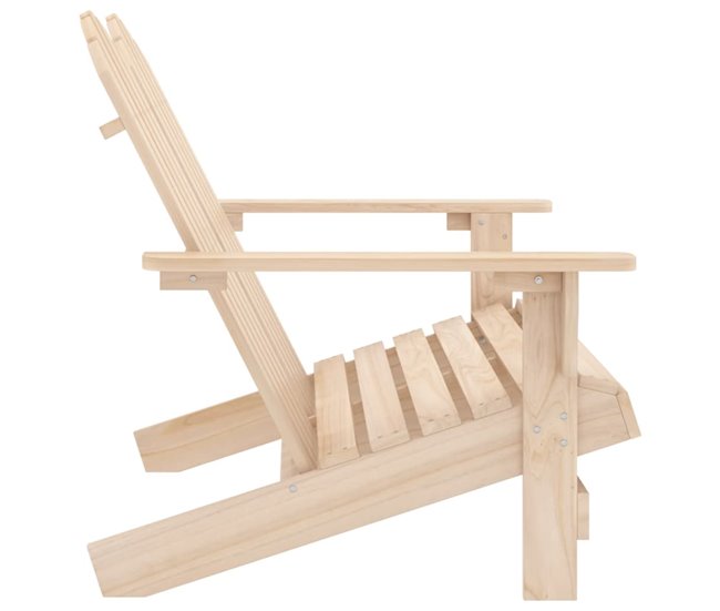 Conforama Otomana Adirondack De Jardin 2 Plazas Madera De Abeto