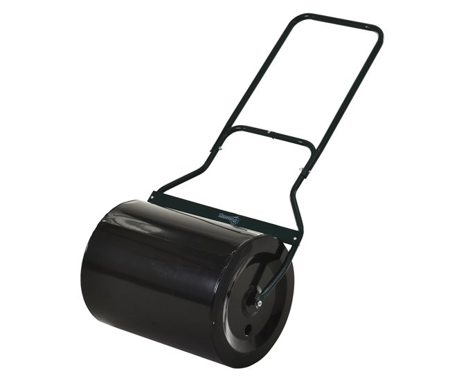 Conforama Outsunny Apisonadora de Césped para Jardín Rodillo para Césped con Capacidad de 60L Rellenable con Arena o Agua Diámetro de 50cm