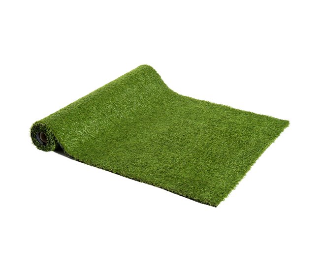 Conforama Outsunny Césped Artificial 3x1 m con Altura de Hierba 25mm Tipo Alfombra o Estera de Hierba Sintética de Exterior para Jardín y Terraza