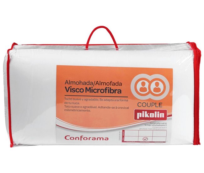Conforama Pack 2 Almohadas 70cm PIKOLÍN VISCOELÁSTICA