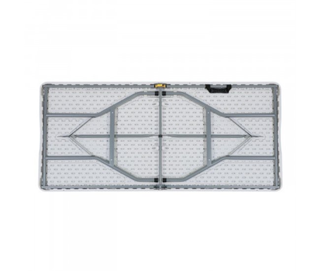 Conforama Pack 2 Mesas Plegables 150cm Rectangular Blanca Catering Thinia Home