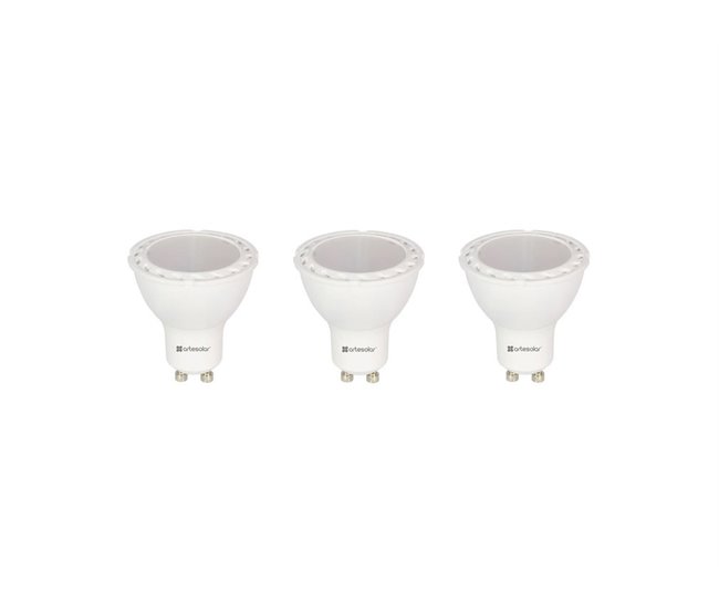 Conforama Pack 3 bombillas DICROICAS LED 5w casquillo GU10