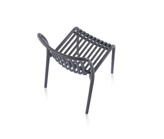 Conforama Pack 4 Sillas De Exterior Jamie Gris 58 X 80 X Cm