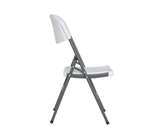 Conforama Pack 8 Sillas Plegables Con Asa Blancas 47x58x87cm 7house