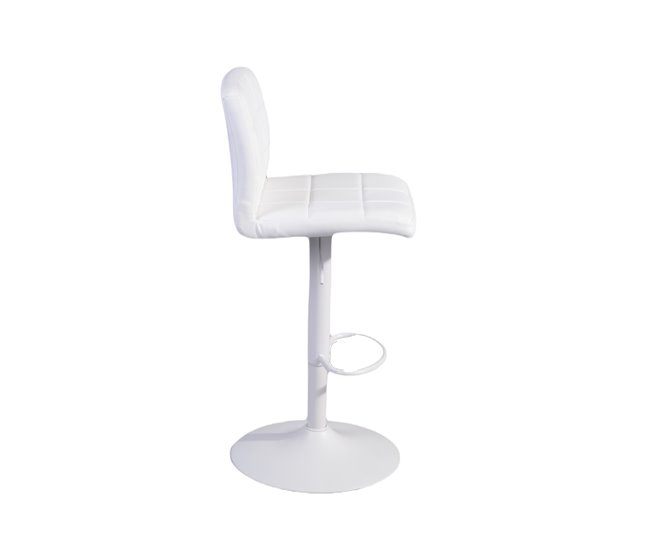 Conforama Pack De 2 Unidades Taburete Ajustable BENPHAN Blanco