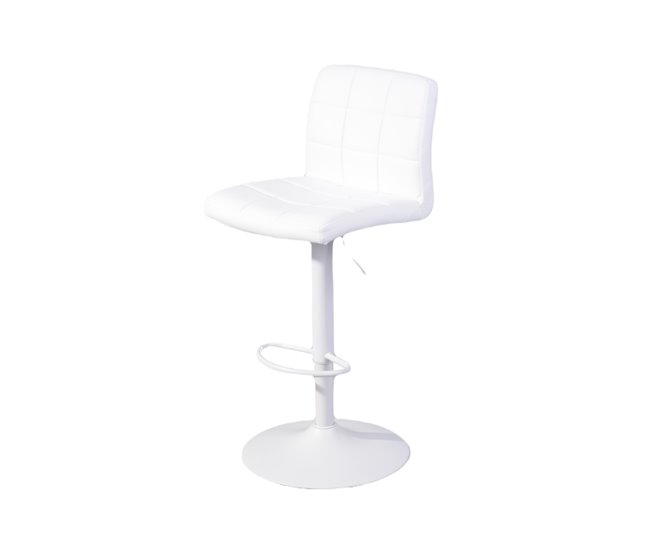 Conforama Pack De 2 Unidades Taburete Ajustable BENPHAN Blanco