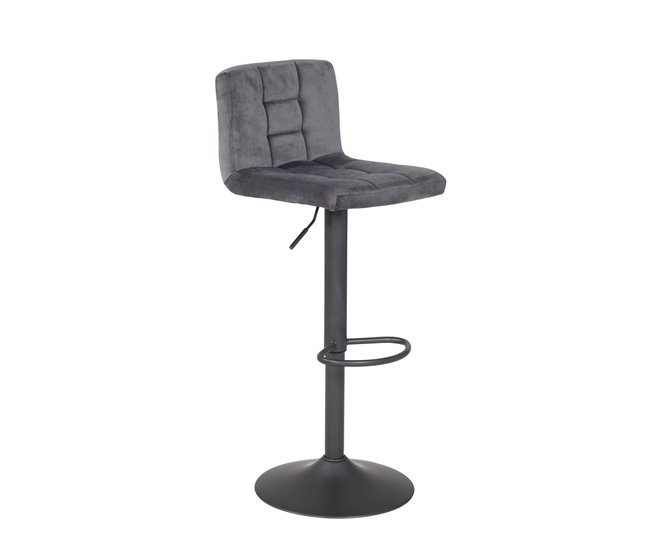Conforama Pack De 2 Unidades Taburete Ajustable VELVET Gris